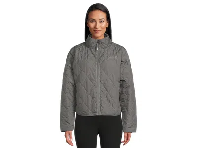 The North Face Diamond Peak Insulated Jacket In Gold