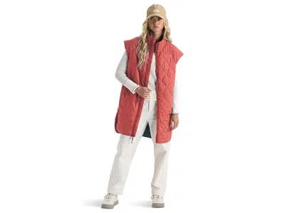 The North Face Diamond Peak Insulated Vest In Pink