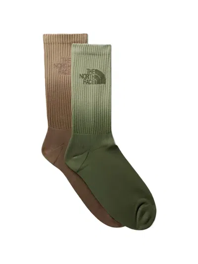 The North Face Dip-dye Crew Socks In Neutral