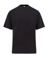The North Face Ss Dome Relaxed Tee T-shirt In Black Cotton In Black
