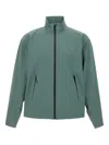 The North Face Green Jacket With High Neck And Embossed Logo On The Front In Tech Fabric Stretch Man In Green
