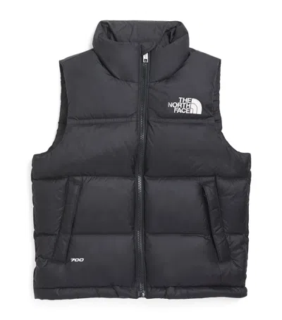 The North Face Kids' Down 1996 Retro Nuptse Gilet In Black