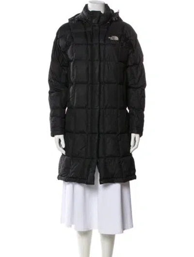 Pre-owned The North Face Down Coat In Black