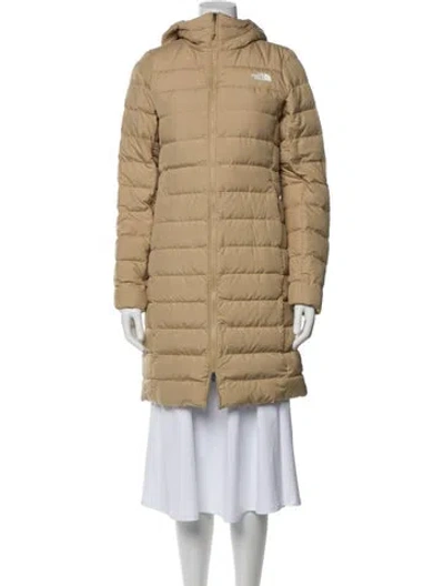 Pre-owned The North Face Down Coat In Neutral