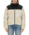 The North Face White 1992 Nuptse Reversible Down Jacket In Neutral