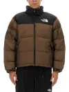 The North Face 1996 Retro Nuptse Down Jacket In Smonkey Brown/balck