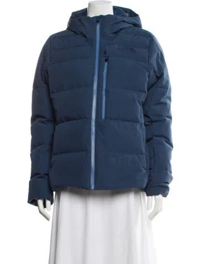 Pre-owned The North Face Down Jacket In Blue