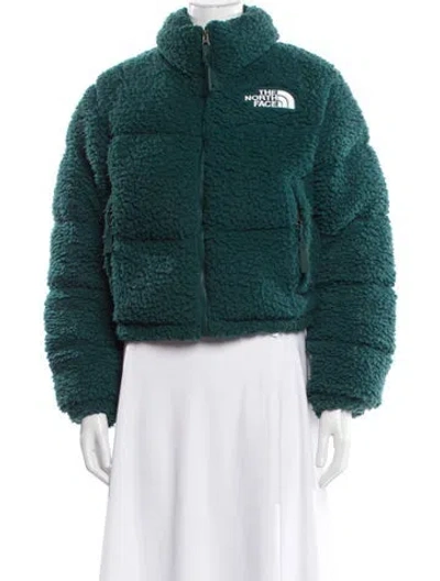 Pre-owned The North Face Down Jacket In Green
