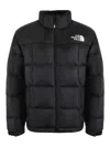 The North Face Black Polyester Lhotse Down Jacket In Black