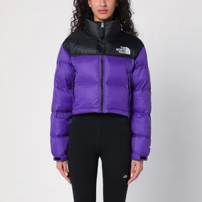 THE NORTH FACE DOWN JACKET NUPTSE CROPPED PURPLE