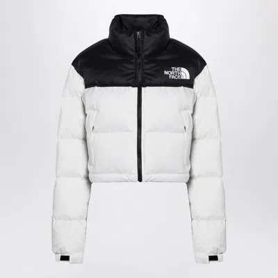 THE NORTH FACE THE NORTH FACE DOWN JACKET NUPTSE CROPPED WHITE