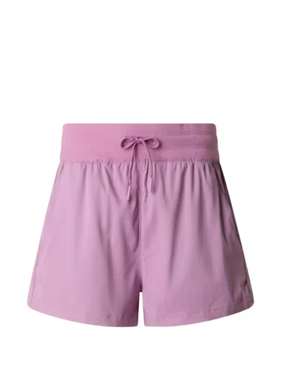 The North Face Drawstring-waist Mini Shorts In Pink