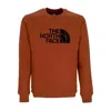 The North Face Drew Peak Crewneck Men's Sweatshirt Brandy Brown In Brandy Brown