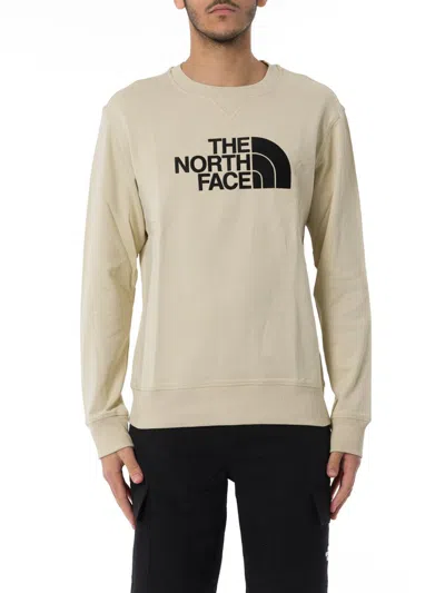 The North Face Drew Peak Crewneck Sweatshirt In Beige