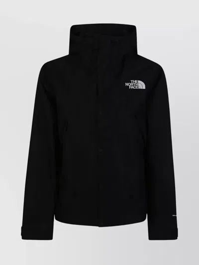 The North Face Dryvent Hooded Mountain Jacket In Black