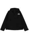 The North Face Black Coat With Concealed Zip In Black