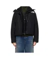 Shop The North Face Mountain Mono Short Jacket In Black