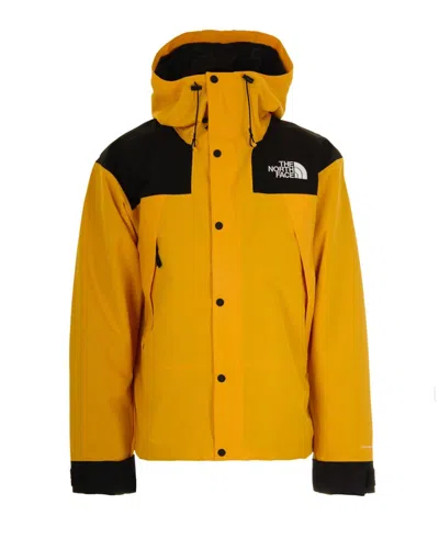 The North Face Dryvent Mono Nylon Windbreaker Jacket In Yellow