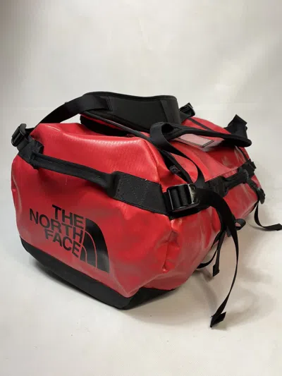 Pre-owned The North Face Duffel Bag Base Camp S 50l In Red/black