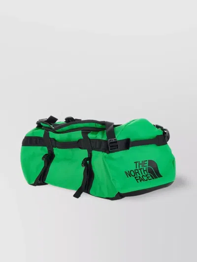 The North Face "duffel Base Camp" Travel Bag In Black/green