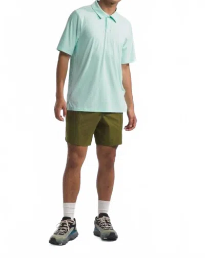 The North Face Dune Sky Polo In Crater Aqua In Green