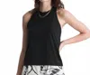 The North Face Dune Sky Standard Tank In Tnf Black In Black