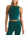 The North Face Dune Sky Tanklette In Deep Nori