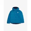 The North Face Dusk Blue Kid's Reversible Perrito Shell Jacket In Blue
