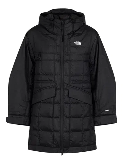 The North Face Dynamic Padded Oversized Coat In Black