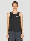 The North Face Tank Top With Logo In Black