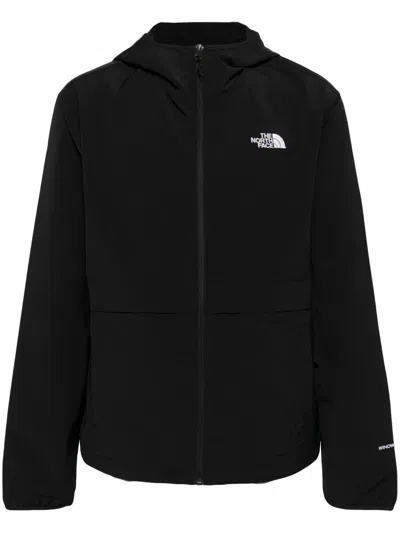 The North Face Easy Wind Hooded Jacket In Black