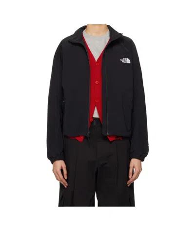 The North Face Black Easy Wind Track Jacket In Jk3 Tnf Black