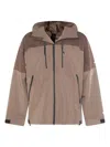 The North Face Eg Devils Thumb Grid-pattern Hooded Jacket In Brown