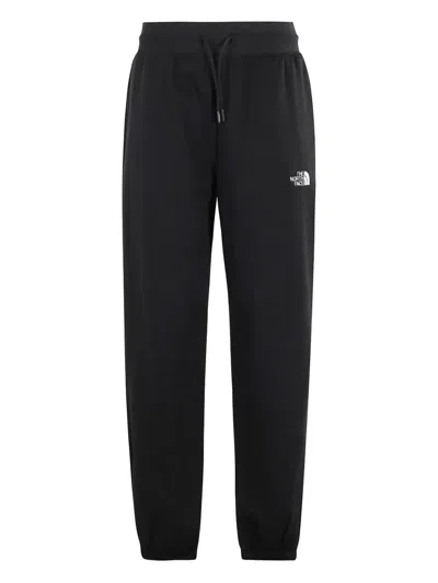 The North Face Elastic-waistband Logo Trousers In Black