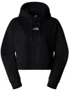The North Face Essential Crop Hoodie In Black