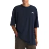 The North Face Essential Oversize Cotton T-shirt In Blue