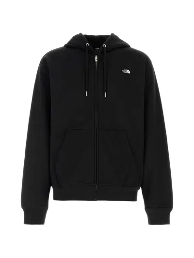 The North Face Essential Simple Dome Relaxed Full-zip Hoodie In Black
