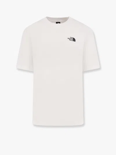 The North Face Man Short Sleeves Simple Dome Tee In White