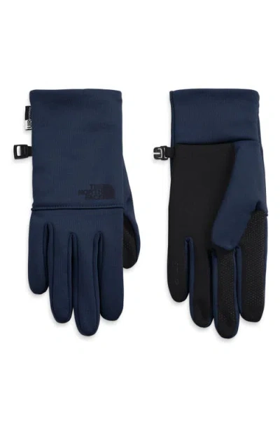 The North Face Etip Recycled Tech Gloves In Blue