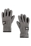 The North Face Etip Heavyweight Fleece Gloves In Smoked Pearl
