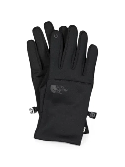 The North Face Etip™ Logo-print Gloves In Black