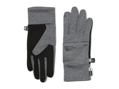 The North Face Etip Recycled Gloves Extreme Cold Weather Gloves Tnf Medium Grey Heather: Sm In Gray