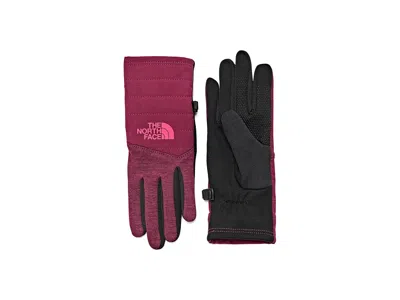 The North Face Etiptm Indi Women's Gloves Over-mits Women's Gloves Burgundy Crush Heather: Lg
