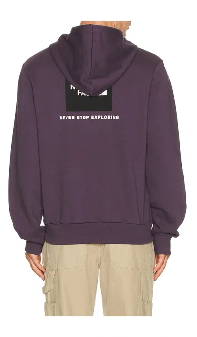 The North Face Evolution Box Nse Regular Hoodie In Purple