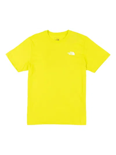 The North Face Evolution Box Nse T-shirt In Yellow