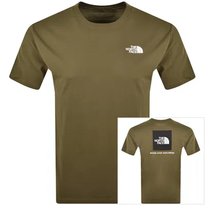 The North Face Evolution Box T Shirt Green