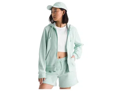 The North Face Evolution Embroidered Full Zip Hoodie In Green
