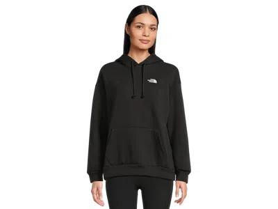 The North Face Evolution Embroidered Oversized Hoodie In Black