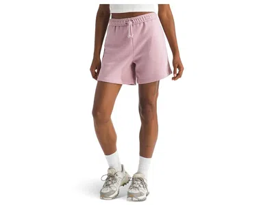 The North Face Evolution Embroidered Shorts In Pink