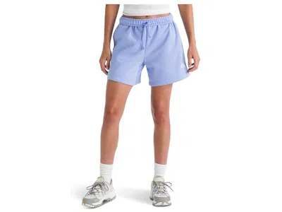 The North Face Evolution Embroidered Shorts In Purple